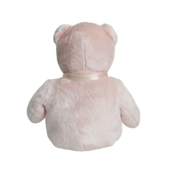 Beary Thoughtful Pink Beanie Dance Teddy Bear 9" Plush Stuffed Animal Embroidery - Picture 2 of 11
